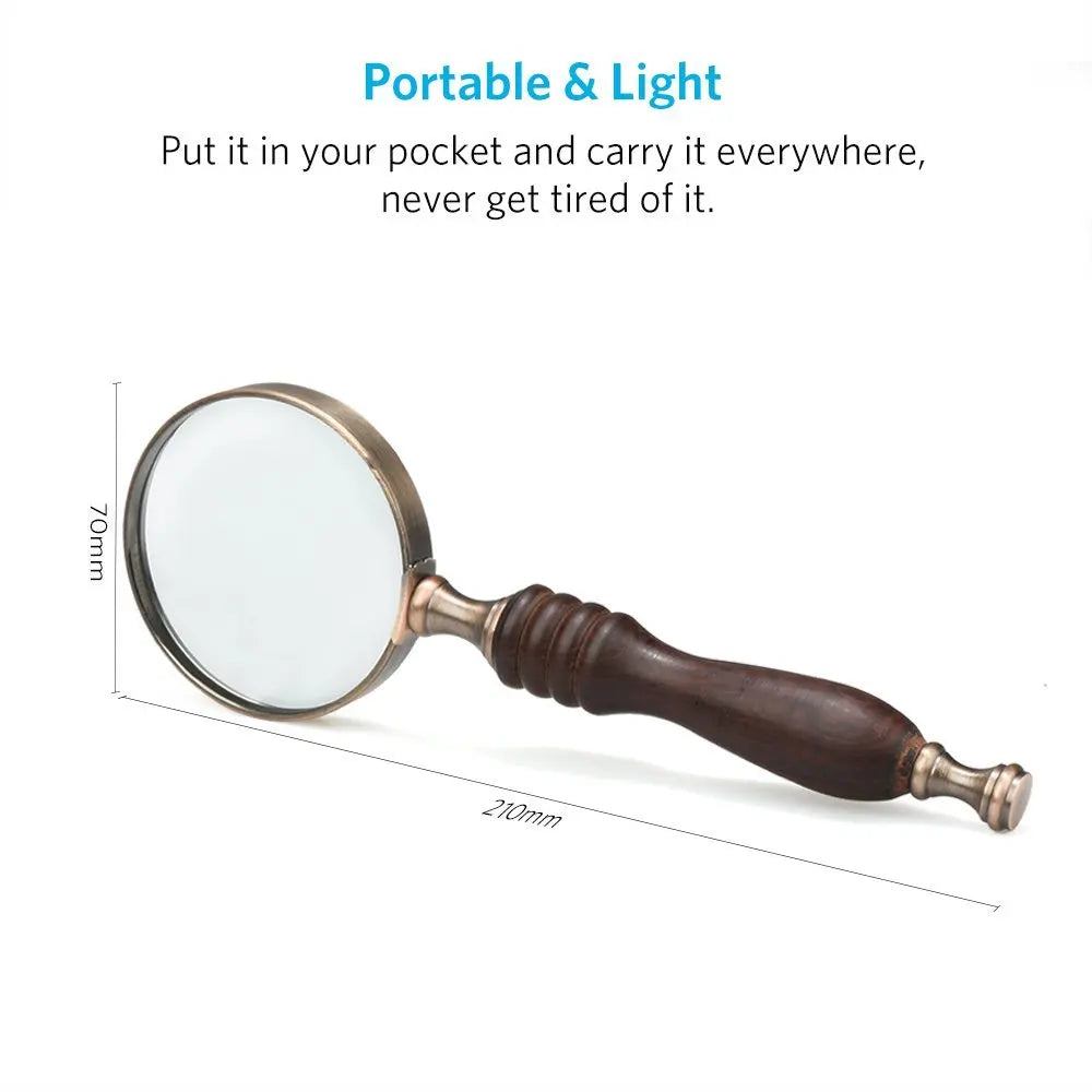 Loupe Vintage à Main, Magnification 10X